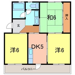 ハイネスハイツ稲垣の物件間取画像